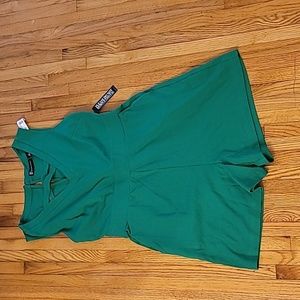 NWT GREEN New York &Company Romper